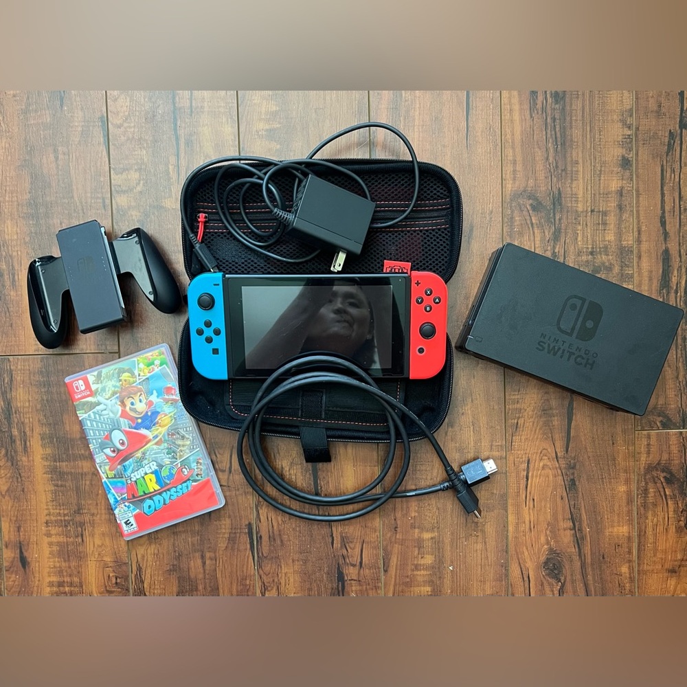 Nintendo Switch Console Bundle Including Super Mario Odeyssey